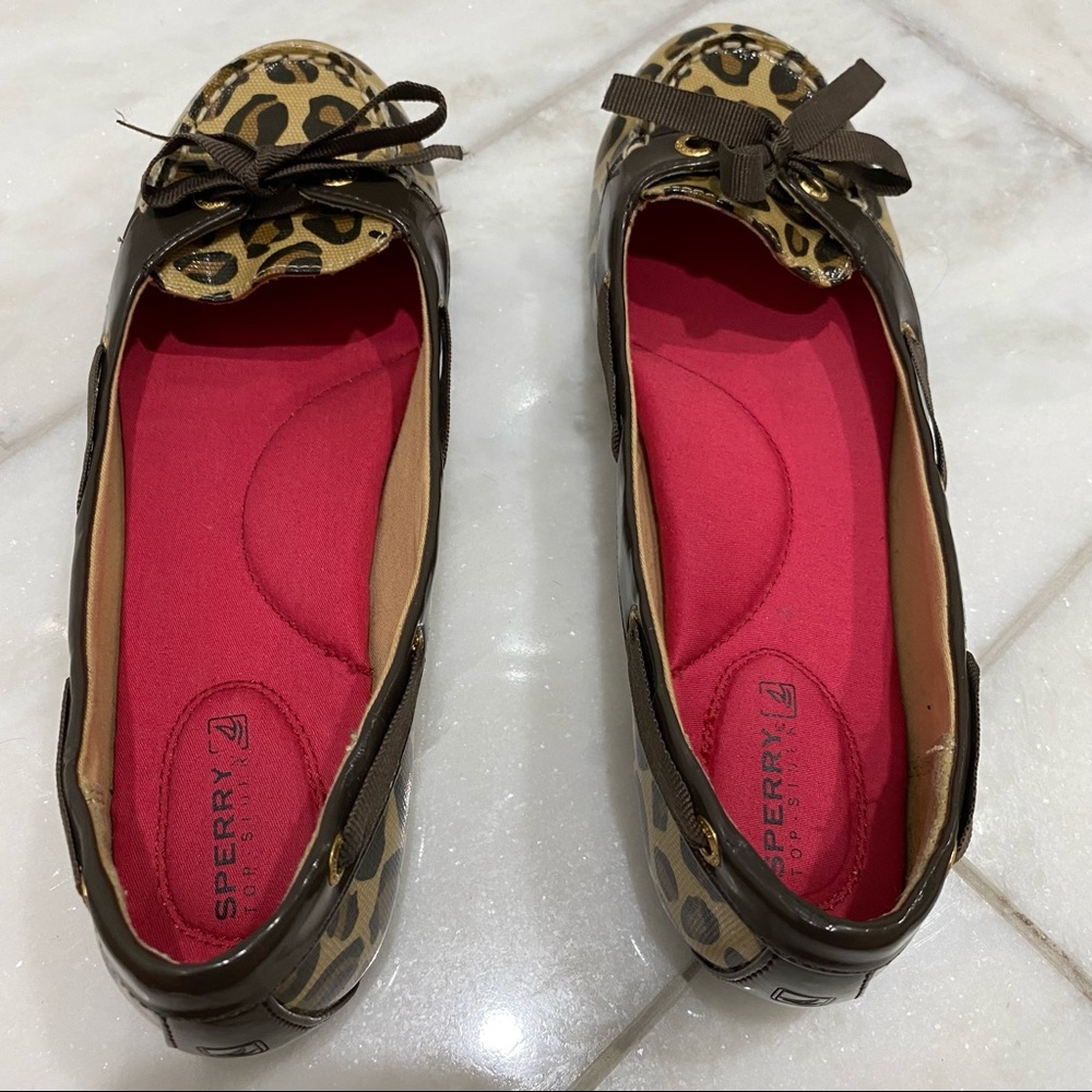 Sperry Leopard Print Size 7.5 - image 4